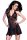 Chilirose 4134  fekete csipke babydoll - S/M