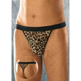 Leopárd mintás férfi tanga