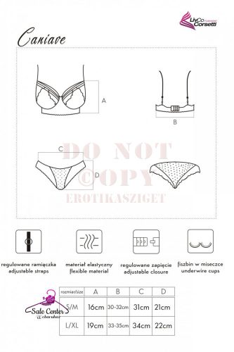 Livco Corsetti Caniave csipkszett - S/M