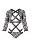 Passion Leticia fekete body - S/M