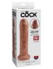King Cock Slide Skin dildó húzogatható bőrrel - 17,8 cm