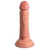 King Cock Elite 6 tapadókorongos, élethű dildó -15 cm
