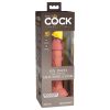 King Cock Elite 6 tapadókorongos, élethű dildó -15 cm