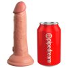 King Cock Elite 6 tapadókorongos, élethű dildó -15 cm