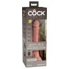King Cock Elite 7 tapadókorongos, rádiós vibátor -18 cm