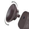 Lovetoy Sliding skin -  fekete dildó csúsztatható bőrrel - 21 cm