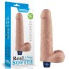 Lovetoy Real Softee élethű herés vibrátor - 23 cm