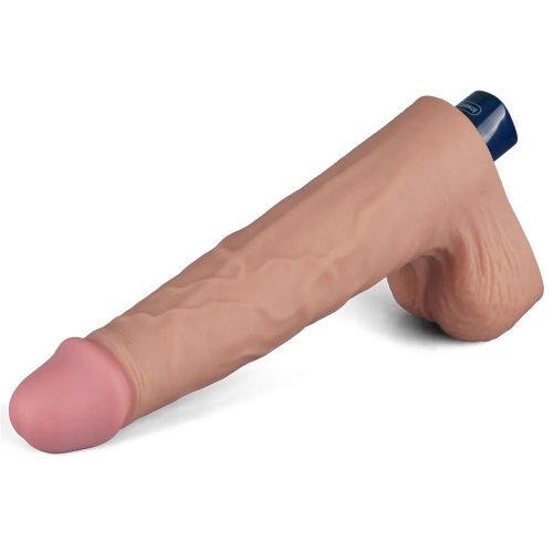 Lovetoy Real Softee élethű herés vibrátor - 25 cm
