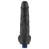 Lovetoy Real Softee élethű fekete herés vibrátor - 25 cm