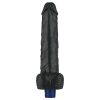 Lovetoy Real Softee élethű fekete herés vibrátor - 25 cm