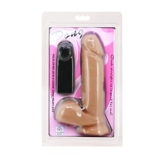 Távirányítós, letapasztható herés vibrátor - 20 cm