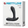 Pretty Love Backie prosztata vibrátor - fekete
