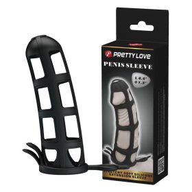   Rácsos péniszköpeny nyuszis csiklóizgatóval – Pretty Love