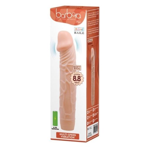 Barbara realisztikus vibrátor - 22 cm