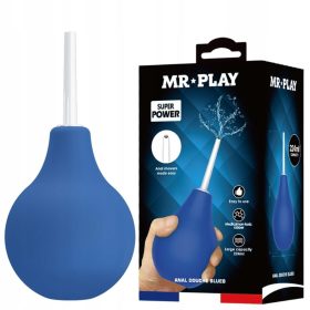 Mr. Play mini kék anál zuhany - 224 ml