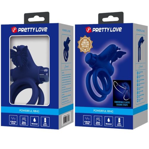 Pretty Love Jamele dupla gyűrűs vibrációs izgató