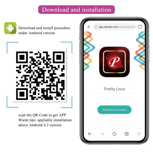Pretty Love Dora App-os párvibrátor
