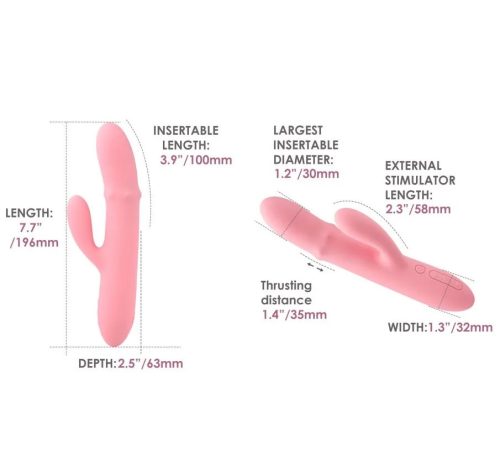 Svakom Mora Neo Peach Pink lökő vibrátor