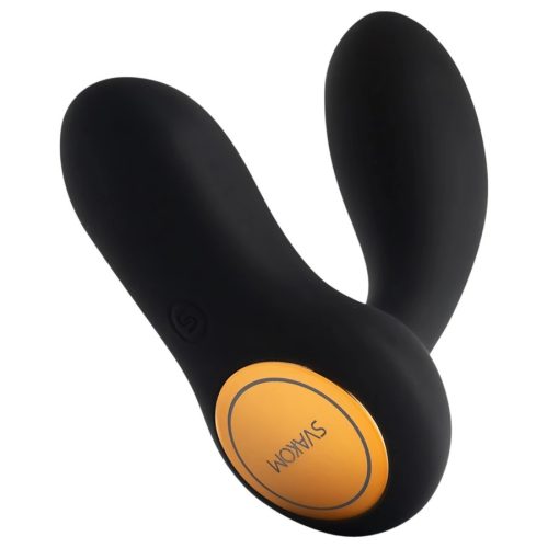 Svakom Vick Neo - fekete akkus VR anál vibrátor