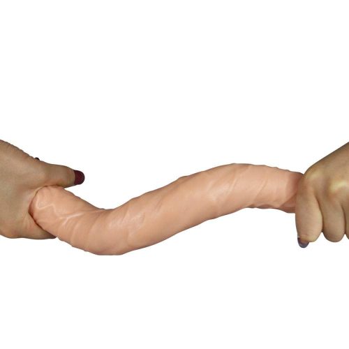 Kétvégű realisztikus dildó -35 cm