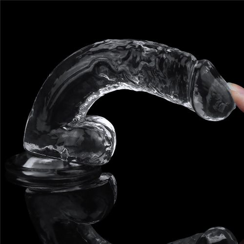 Lovetoy áttetsző zselés dildó -19 cm