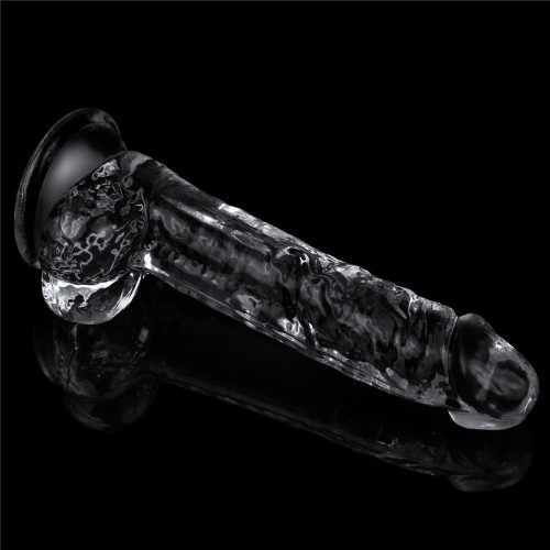 Lovetoy áttetsző zselés dildó -19 cm