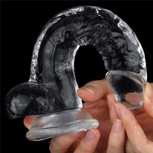 Lovetoy áttetsző zselés dildó -19 cm