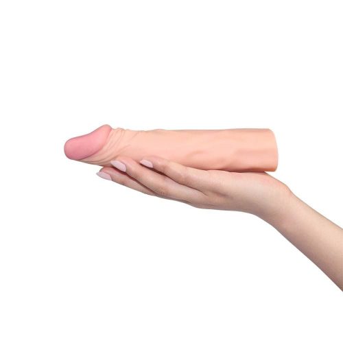 X-tender élethű péniszhosszabbító köpeny  - 19 cm
