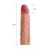X-tender élethű péniszhosszabbító köpeny  - 19 cm