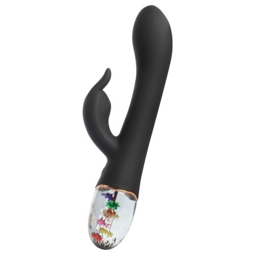 LOVISS Flower - csiklókaros fekete G-pont vibrátor