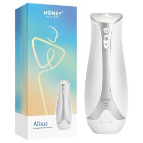   Honey Play Box Albus - pulzáló, szorító és rezgő maszturbátor