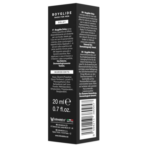 Intimateline Boyglide - késleltető spray férfiaknak