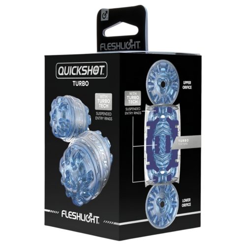 Fleshlight Quickshot Turbo Blue Ice - utazó maszturbátor