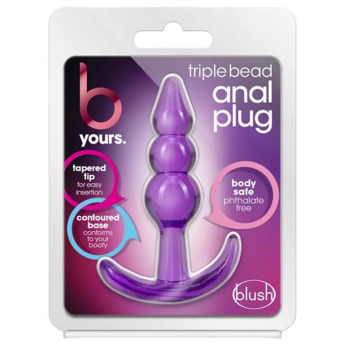 B Yours gömbös lila anál plug