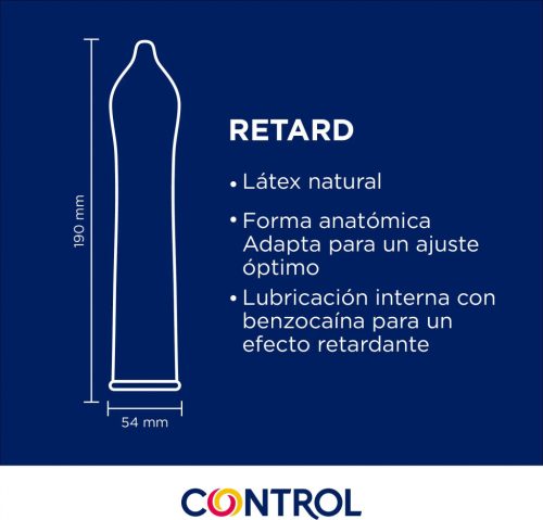 Control magömlést késleltető óvszer - 1 db