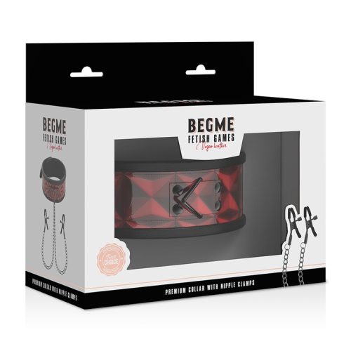 Begme Red  nyakörv bimbócsipesszel