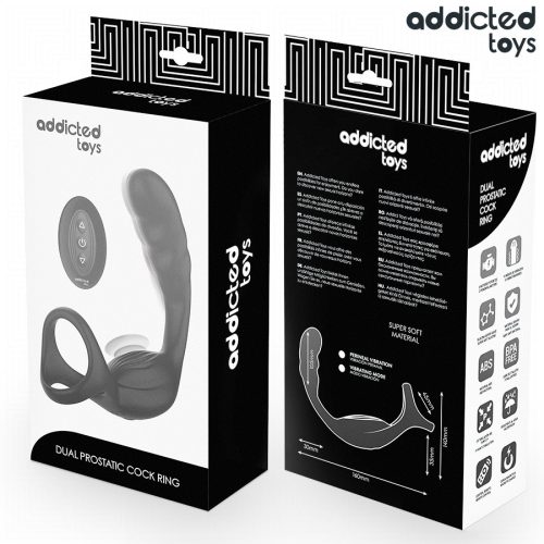 Addicted Toys análvibrátor pénisz és heregyűrűvel
