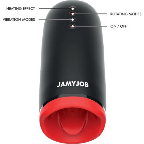 Jamyjob Spin-X maszturbátor forgás és hőfunkcióval