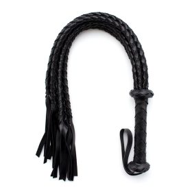 Latetobed BDSM fonott korbács-75 cm