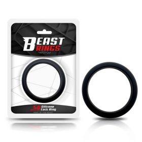 Beast fekete  szilikon péniszgyűrű - 5 cm