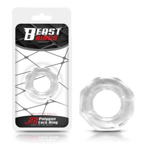 Beast szuper rugalmas sokszögű péniszgyűrű - 2,2 cm