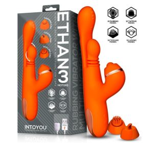   Intoyou Ethan forrgófejes, csiklókaros vibrátor - cserélhető fejekkel