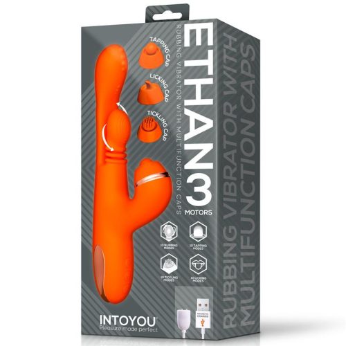 Intoyou Ethan forrgófejes, csiklókaros vibrátor - cserélhető fejekkel