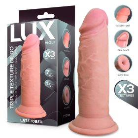 Lux Wolf élethű letapasztható dildó - 18 cm