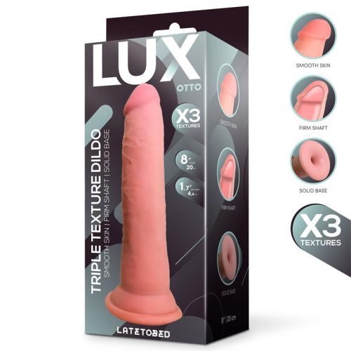 Lux Otto élethű letapasztható dildó - 20 cm
