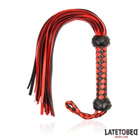 Latetobed piros-fekete korbács - 50 cm