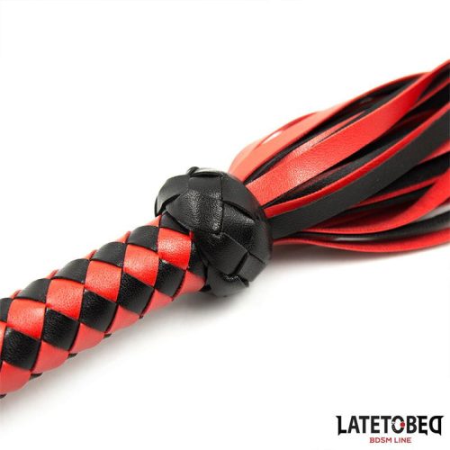 Latetobed piros-fekete korbács - 50 cm