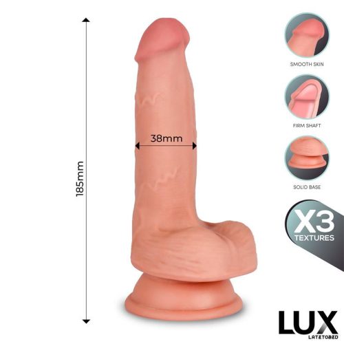 LUX Hans Triple Density Dildó - 18,5 cm
