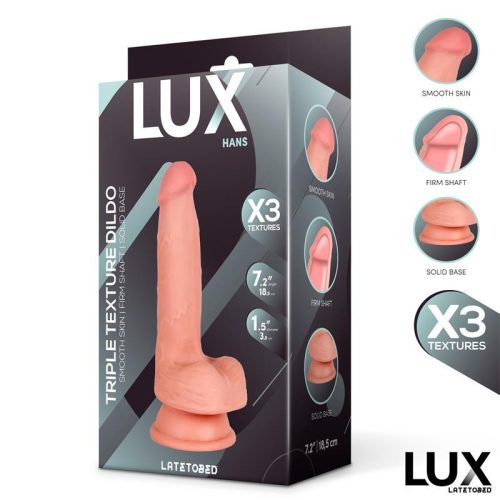 LUX Hans Triple Density Dildó - 18,5 cm
