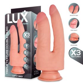   LUX Franz Triple Density Double Dildo - kétvégű dildó- 23 cm